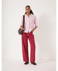 Hush Women's Jinny Wool Blend Short Sleeve Cardigan