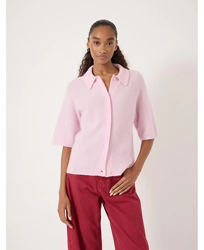 Hush Women's Jinny Wool Blend Short Sleeve Cardigan