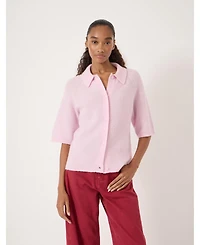 Hush Women's Jinny Wool Blend Short Sleeve Cardigan