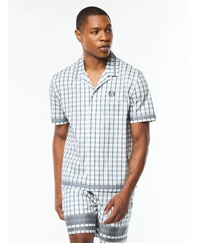 Sergio Tacchini Men's Quadretto Cabana Shirt