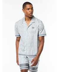 Sergio Tacchini Men's Quadretto Cabana Shirt