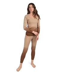 Leveret Women's Matching Family Two Piece Cotton Long Sleeve Tie Dye Pajamas