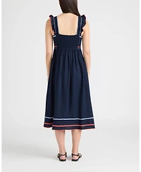 Ellen Tracy Women's Dress with Ric Rac Detail