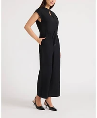 Ellen Tracy Women's Crinkle Jumpsuit