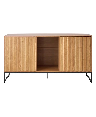 Aostirmotor 47.2" Hidden Cat Litter Box Enclosure Furniture with Scratch Pad and Storage, Waterproof End Table, Fits Most Litter Boxes