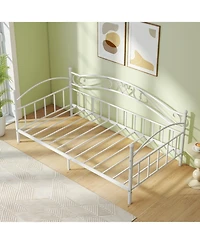 Gouun Metal Twin Daybed with Slat Support