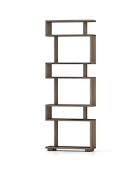 Gouun 6-Tier Slim Bookcase with Anti-Tipping Kit