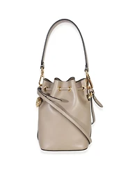 Pre-Owned Fendi Tortora Vitello Cruise F is Fendi Mini Mon Tresor Bucket Bag