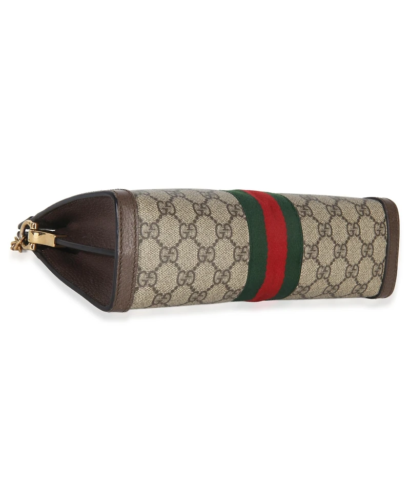 Pre-Owned Gucci Beige Gg Supreme Web Ophidia Gg Small Shoulder Bag