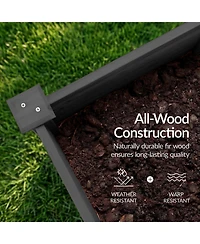 Best Choice Products 72x23x30in Raised Garden Bed