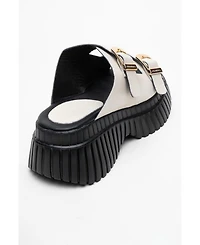 Joanes Leather Two-Strap Platform Sandal (Women)