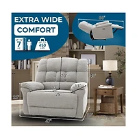 Heartland Furniture Oversized Recliner Chair Heavy Duty Recliners with Wide Seat