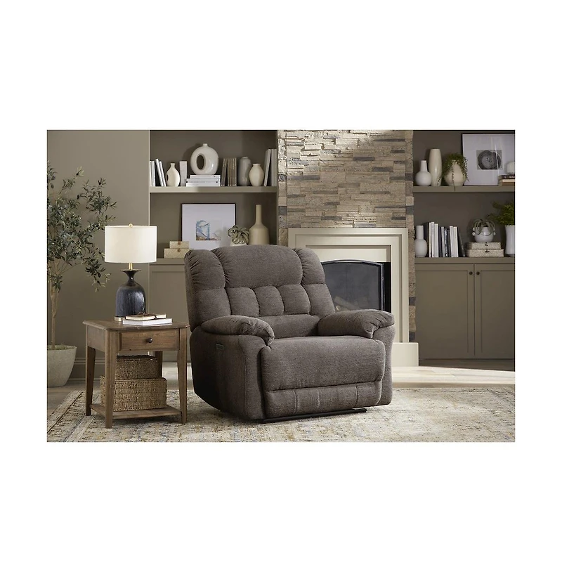 Heartland Furniture Oversized Recliner Chair Heavy Duty Recliners with Wide Seat