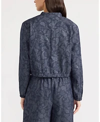 Ellen Tracy Women's Cropped Bomber