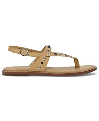 Frye and Co. Women's Bucky Studded Thong Round Toe Sandals