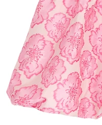 Rare Editions Girls' 2T-6X Square Neck Printed Dress