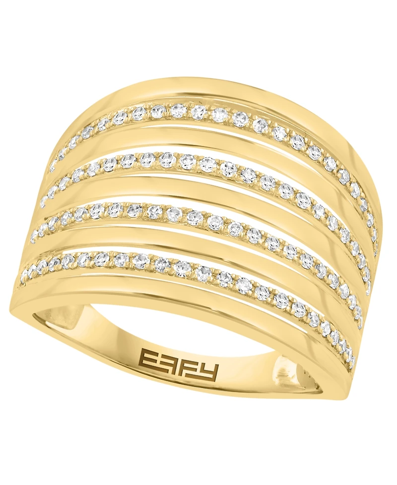 Effy Collection Diamond (1/3 ct. t.w.) Ring in 14k Yellow Gold