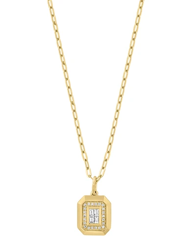 Effy Collection Diamond (1/6 ct. t.w.) Pendant Necklace in 14k Yellow Gold