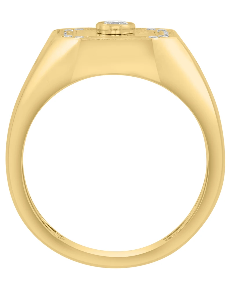 Effy Collection Diamond (1/4 ct. t.w.) Ring in 14k Yellow Gold