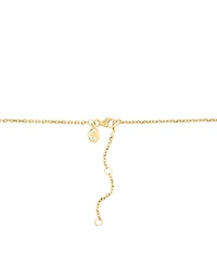 Effy Collection White Diamond (1/4 ct. t.w.) & Black Diamond (3/8 ct. t.w.) Necklace in 14k Yellow Gold