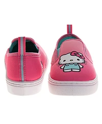 Hello Kitty Little Girls Sanrio Sneakers Slip On Adorable Casual Comfortable (Little 11-12 / 13-4)