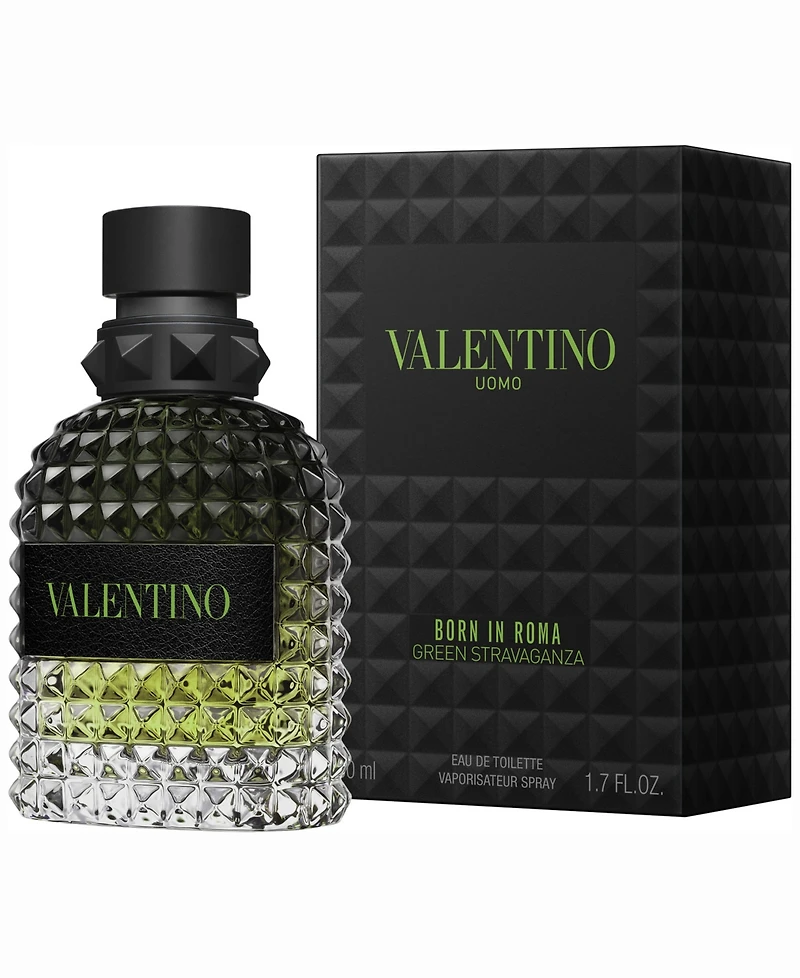 Valentino Men's Uomo Born In Roma Green Stravaganza Eau de Toilette Spray