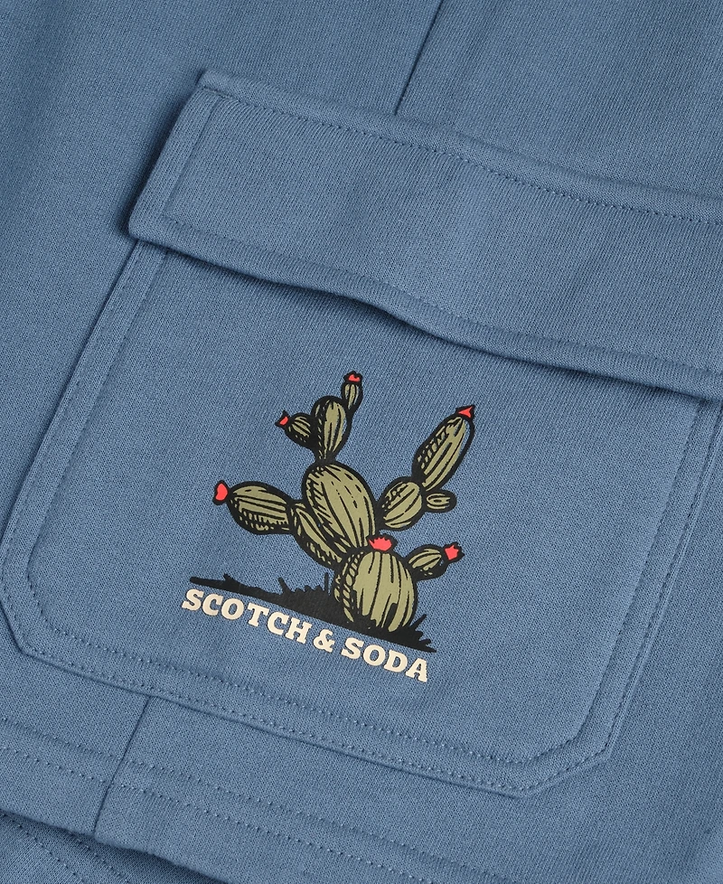 Scotch & Soda Toddler Boys' 2T-4T Crewneck T-Shirt and Pull-On Shorts, 2-Piece Set