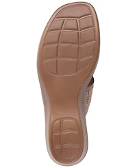 Gc Shoes Women's Jaeya Embellished Knit Wedge Sandals