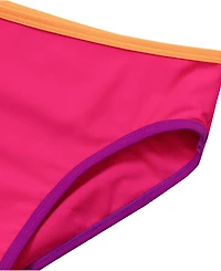 Lands' End Girls Slim Chlorine Resistant Contrast Bikini Bottoms
