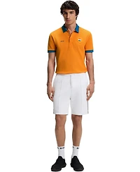 Boss by Hugo Men's Paddy Netherlands Country Flag Trim Polo Shirt