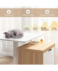 Gouun 63 in Electric Standing Desk with 3 Memory Heights and Led Display