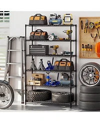 Sugift 6 Tier Metal Storage Shelving Unit for Home Garage Use