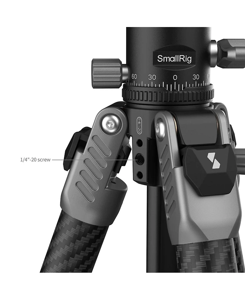 SmallRig 5-Section Carbon Fiber Portable Photo Tripod with Ball Head