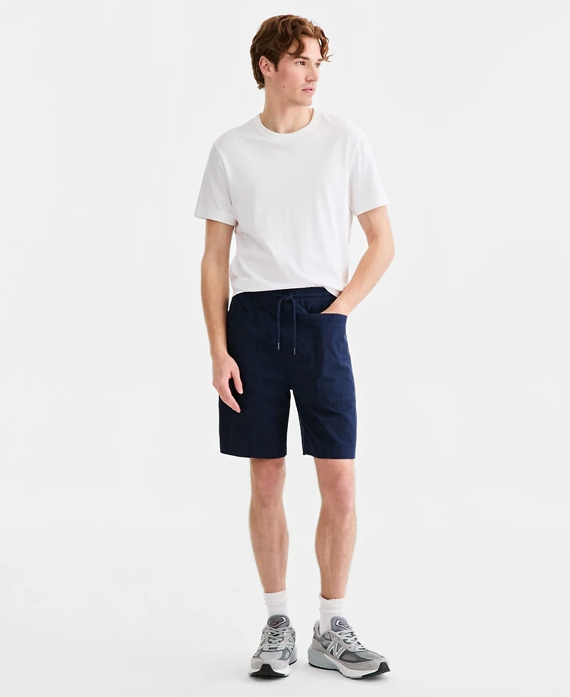 Sun + Stone Men's Josh Cotton 8" Pull-On Shorts, Macy's Exclusive