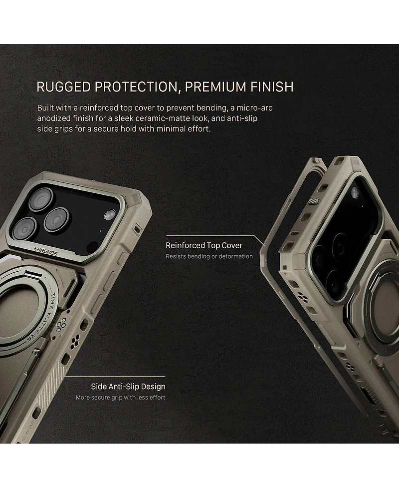 Tilta Khronos Mobile Filmmaking Ultimate Kit for Apple iPhone 17 Pro Max, Space Gray