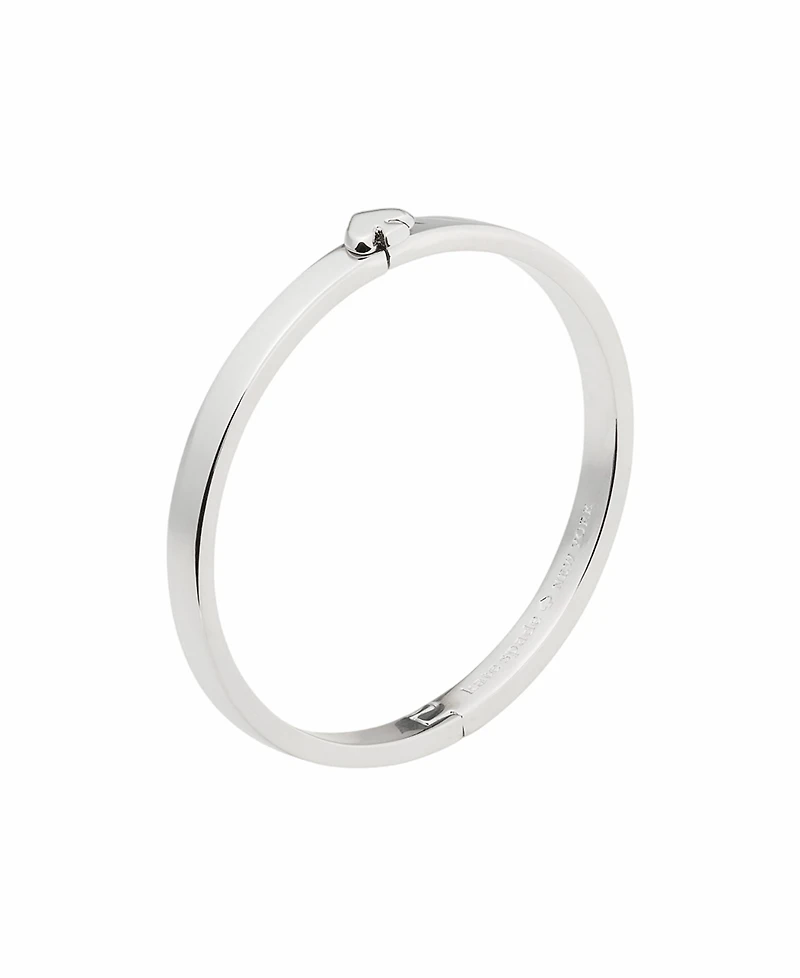 kate spade new york Silver Plated Thin Enamel Bangle Bracelet