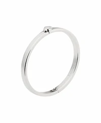 kate spade new york Silver Plated Thin Enamel Bangle Bracelet
