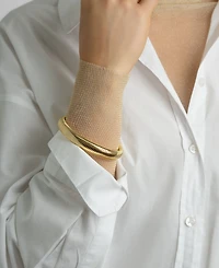 Adornia Gold 2-Piece Coil Bangle Bracelet Set