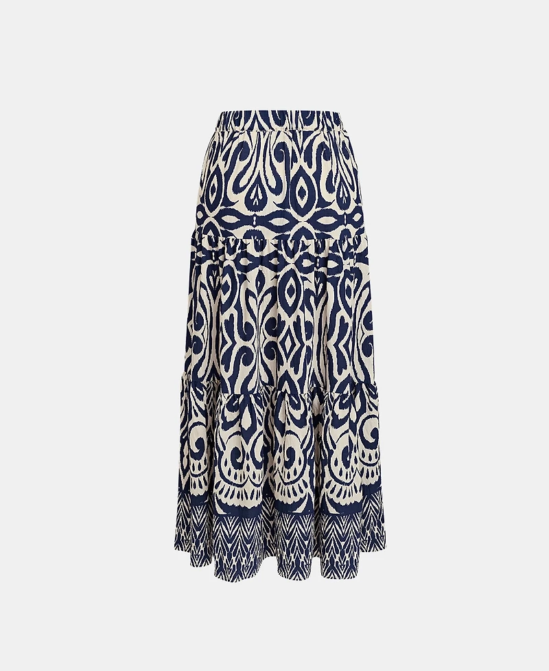 Cupshe Women's Heatwave Honey Ornate Maxi Skirt