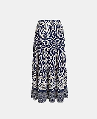Cupshe Women's Heatwave Honey Ornate Maxi Skirt