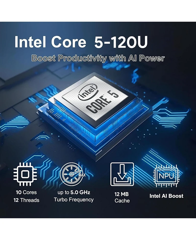 Dell Pro 16 16" Traditional Laptop Intel Core 5 16GB Ram Intel Graphics 256GB Ssd Storage Windows 11 Pro 60Hz