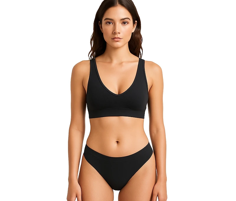 Lands' End Women's Lands Full Coverage Bra Cotton Comfort Seamless Basics, Nude, X-Large