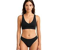 Lands' End Women's Lands Full Coverage Bra Cotton Comfort Seamless Basics, Nude, X-Large