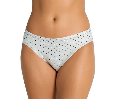 Lands' End Women's Lands End Bikini True Solutions Light Weight Microfiber Basics 3 Pack Panties, Clay/Navy/Blk, X-Large