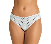 Lands' End Women's Lands End Bikini True Solutions Light Weight Microfiber Basics 3 Pack Panties, Clay/Navy/Blk, X-Large