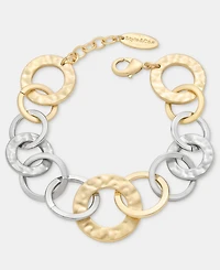 Style & Co Two-Tone Link Chain Bracelet, Macy's Exclusive
