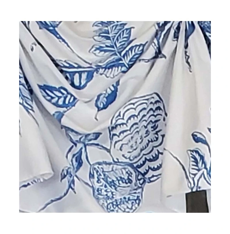 Rlf Home Natalia 3-Scoop Victory Swag Top Tabs Center Luxurious Window Treatment 25 Tails 50 x 18