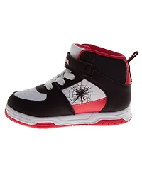 Spider-Man Big Boys Spider Man High Top Sneakers
