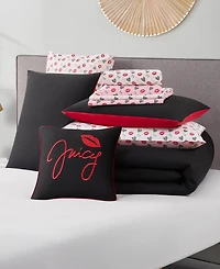 Juicy Couture Glam Girl Reversible Bed in a Bag 8-Pc. Comforter Set