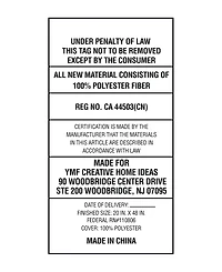 Juicy Couture Ultra-soft Plush Body Pillow, 20" x 48"